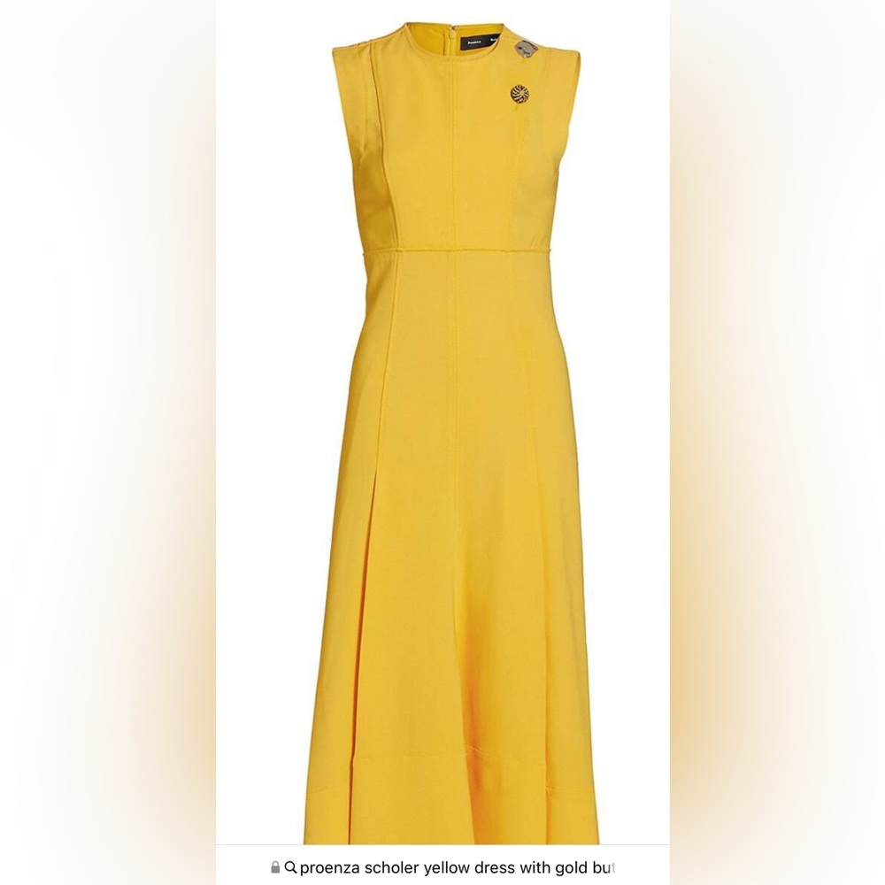 Beautifully elegant yellow dress from Proenza Schouler. Never been worn.